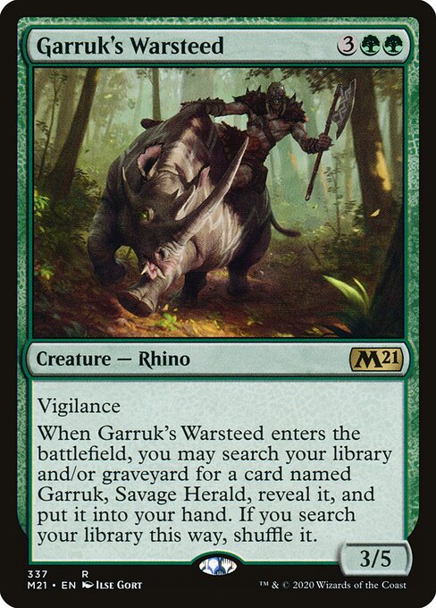 Garruk's Warsteed (337) - Core Set 2021 - Game On