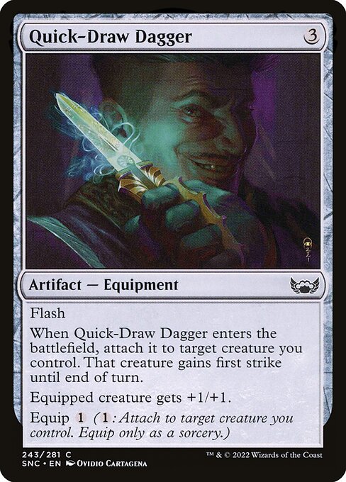 Quick-Draw Dagger (243) (Foil) - Streets of New Capenna - Game On