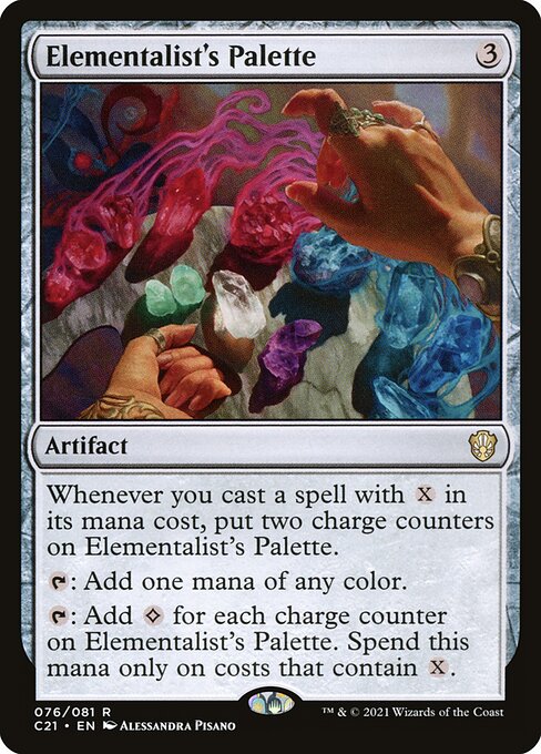Elementalist's Palette (76) - Commander 2021 - Game On