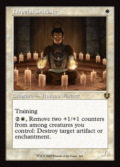 Hopeful Initiate (343) (Foil) - Innistrad Remastered - Game On