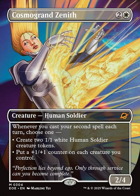 Cosmogrand Zenith (304) - BORDERLESS - FULL ART (Foil) - Edge of Eternities - Game On