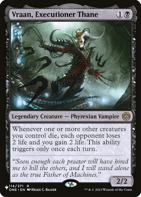 Vraan, Executioner Thane (ONE-114) - The List - Game On