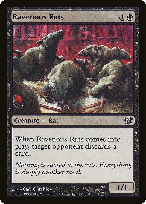 Ravenous Rats (157★) - Ninth Edition - Game On
