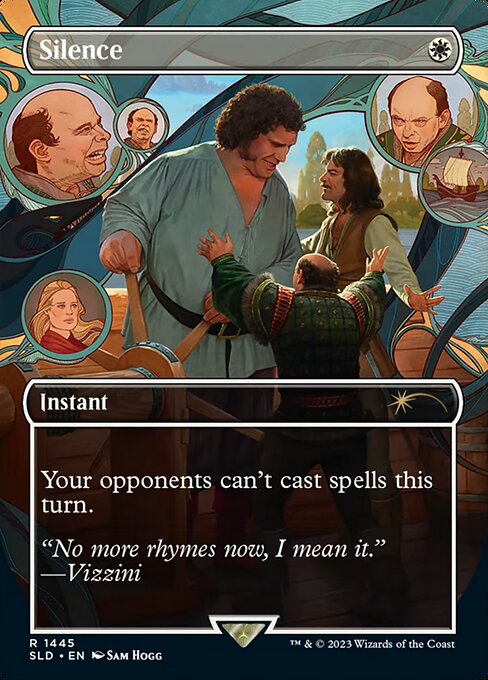 Silence (1445) - BORDERLESS - FULL ART - Secret Lair Drop - Game On