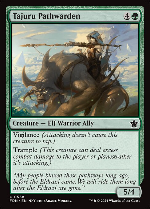 Tajuru Pathwarden (558) - Foundations - Game On