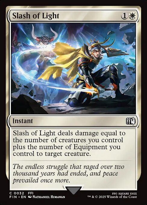 Slash of Light (32) (Foil) - Final Fantasy - Game On
