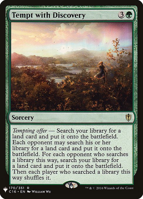 Tempt with Discovery (C16-170) - The List - Game On