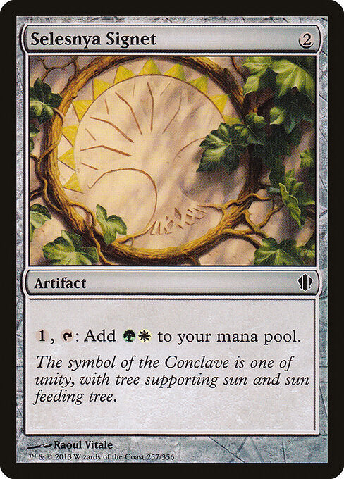 Selesnya Signet (257) - Commander 2013 - Game On