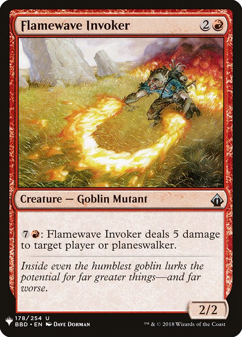 Flamewave Invoker (BBD-178) - The List - Game On