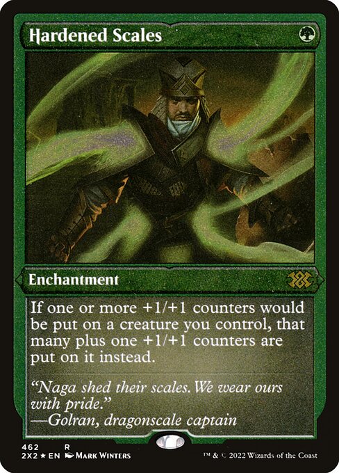 Hardened Scales (462) (Etched) - Double Masters 2022 - Game On