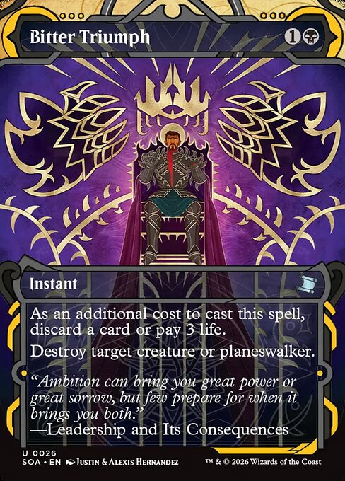 Bitter Triumph (26) - BORDERLESS - Secrets of Strixhaven Mystical Archive - Game On
