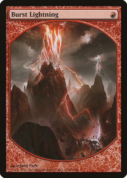 Burst Lightning (8) - FULL ART - Magic Player Rewards 2010 - Game On