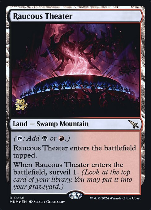 Raucous Theater (266s) (Foil) - Murders at Karlov Manor Promos - Game On