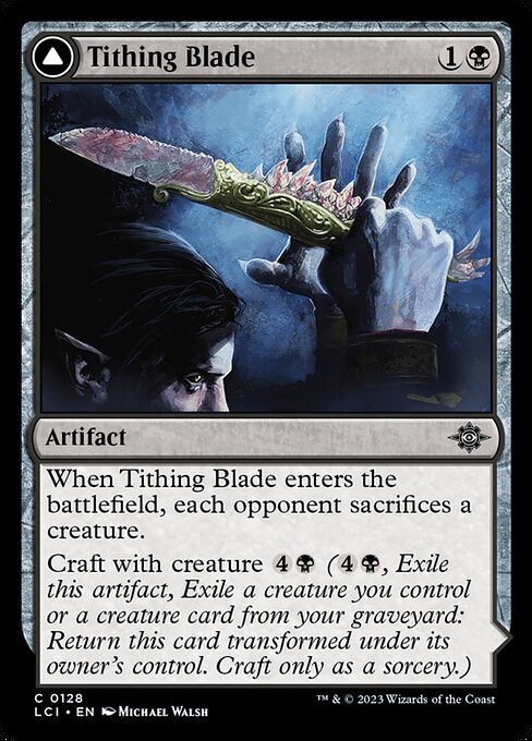 Tithing Blade // Consuming Sepulcher (128) - The Lost Caverns of Ixalan - Game On