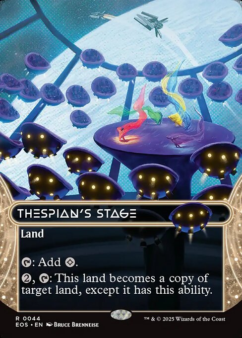 Thespian's Stage (44) - BORDERLESS - FULL ART - Edge of Eternities: Stellar Sights - Game On