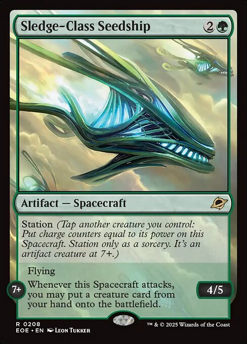Sledge-Class Seedship (208) (Foil) - Edge of Eternities - Game On