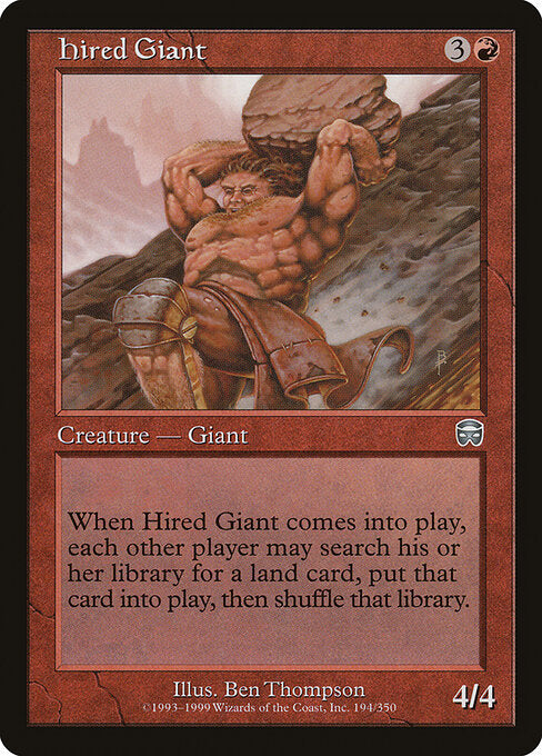 Hired Giant (194) - Mercadian Masques - Game On