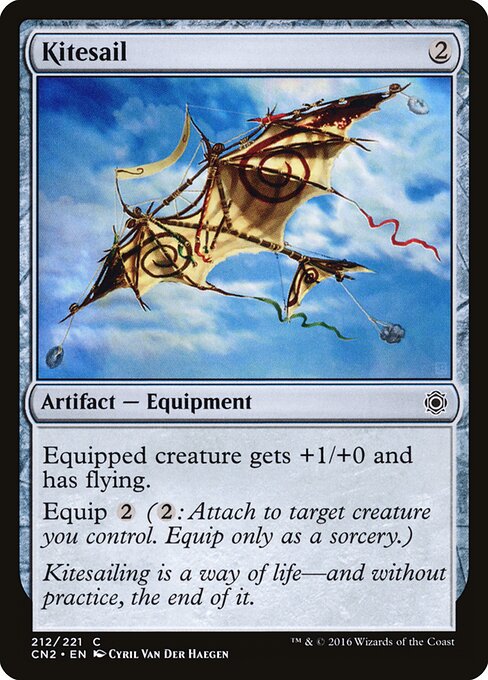Kitesail (212) (Foil) - Conspiracy: Take the Crown - Game On