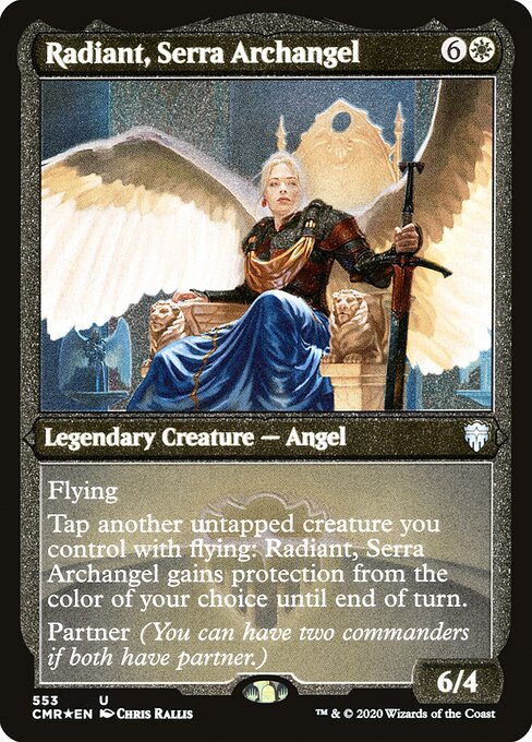 Radiant, Serra Archangel (553) (Foil) - Commander Legends - Game On