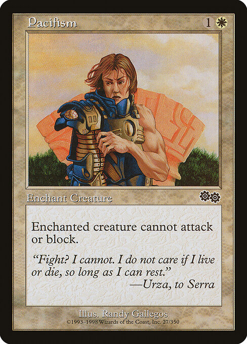 Pacifism (27) - Urza's Saga - Game On