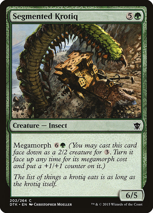 Segmented Krotiq (202) (Foil) - Dragons of Tarkir - Game On