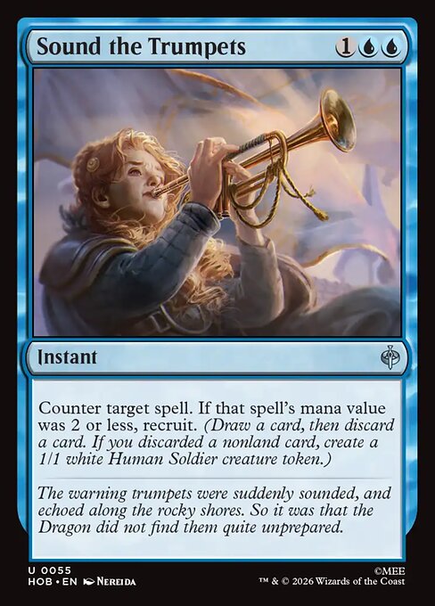 Sound the Trumpets (55) (Foil) - The Hobbit - Game On