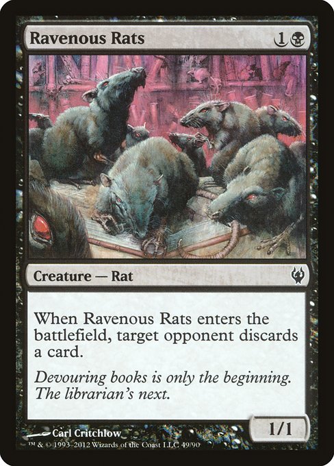 Ravenous Rats (49) - Duel Decks: Izzet vs. Golgari - Game On