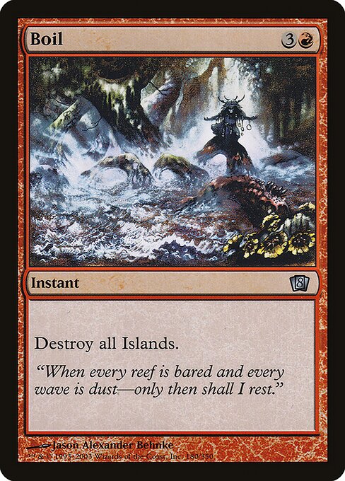 Boil (180★) (Foil) - Eighth Edition - Game On