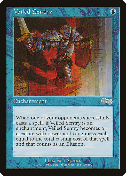 Veiled Sentry (109) - Urza's Saga - Game On