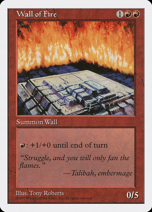 Wall of Fire (273) - Fifth Edition - Game On