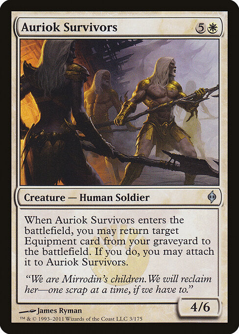 Auriok Survivors (3) - New Phyrexia - Game On