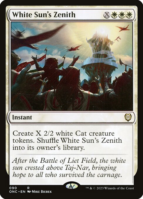 White Sun's Zenith (90) - Phyrexia: All Will Be One Commander - Game On