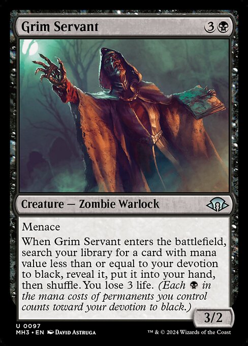 Grim Servant (97) (Foil) - Modern Horizons 3 - Game On