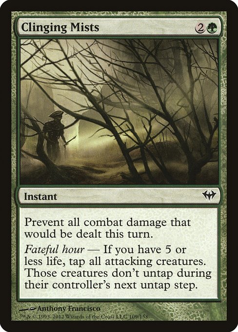 Clinging Mists (109) (Foil) - Dark Ascension - Game On