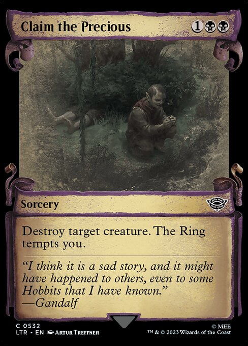 Claim the Precious (532) - SHOWCASE (Foil) - The Lord of the Rings: Tales of Middle-earth - Game On