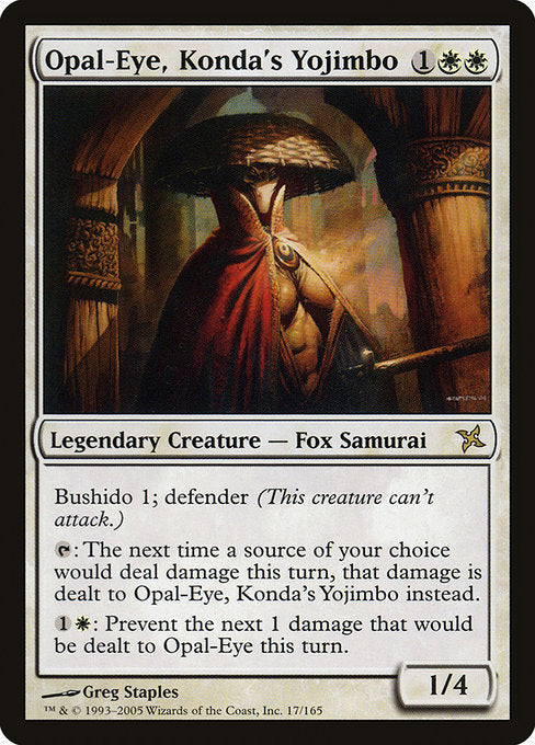 Opal-Eye, Konda's Yojimbo (17) - Betrayers of Kamigawa - Game On