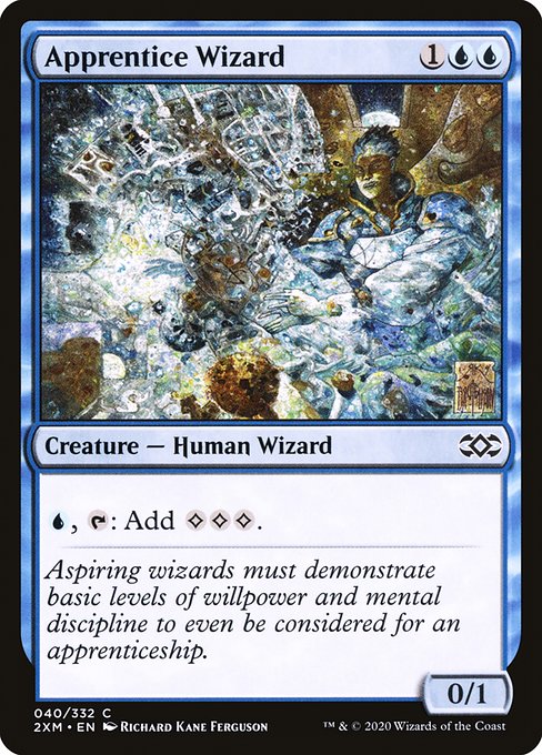 Apprentice Wizard (40) (Foil) - Double Masters - Game On