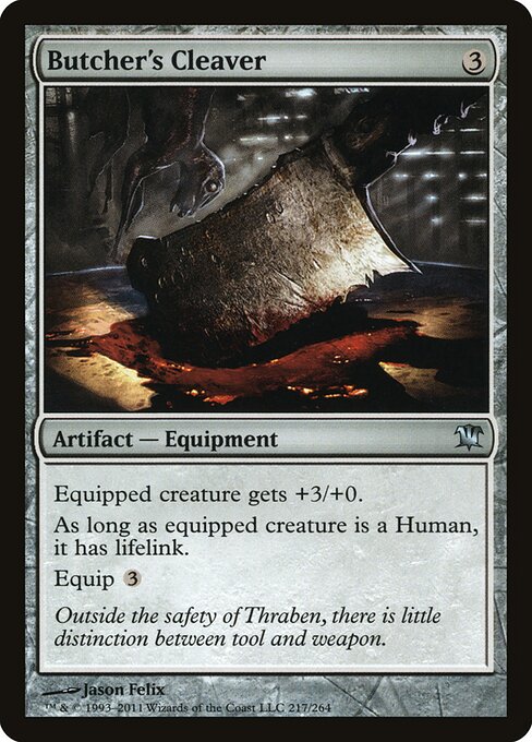 Butcher's Cleaver (217) - Innistrad - Game On
