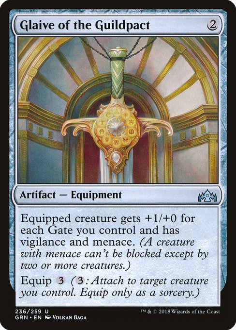 Glaive of the Guildpact (236) (Foil) - Guilds of Ravnica - Game On