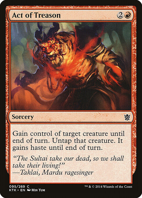 Act of Treason (95) (Foil) - Khans of Tarkir - Game On