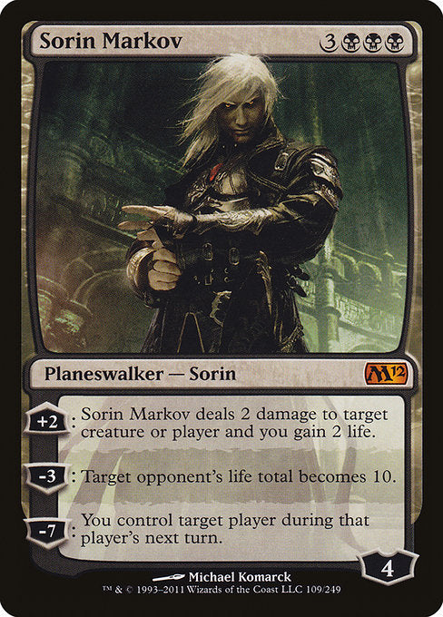 Sorin Markov (109) (Foil) - Magic 2012 - Game On