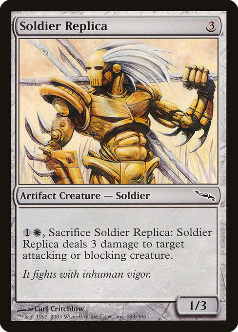 Soldier Replica (244) - Mirrodin - Game On