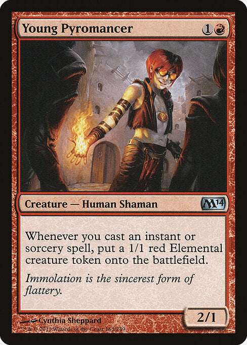 Young Pyromancer (163) - Magic 2014 - Game On