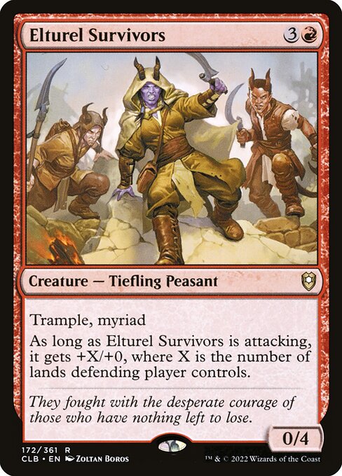 Elturel Survivors (172) (Foil) - Commander Legends: Battle for Baldur's Gate - Game On