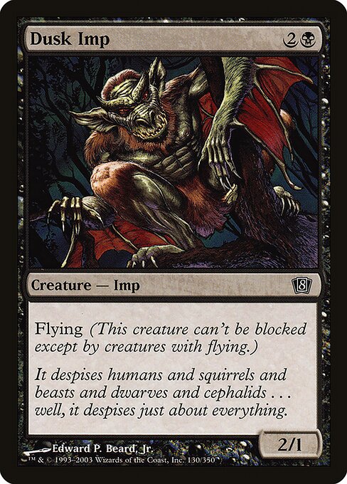 Dusk Imp (130★) (Foil) - Eighth Edition - Game On