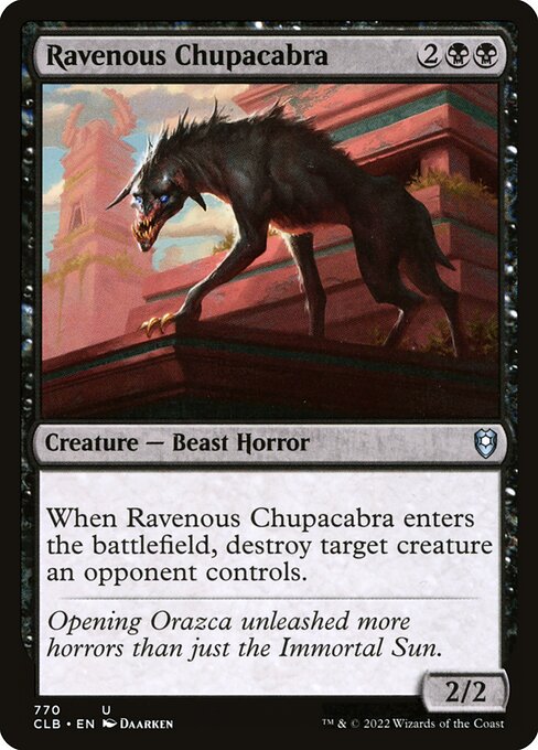 Ravenous Chupacabra (770) - Commander Legends: Battle for Baldur's Gate - Game On
