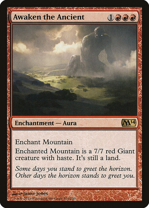 Awaken the Ancient (126) (Foil) - Magic 2014 - Game On