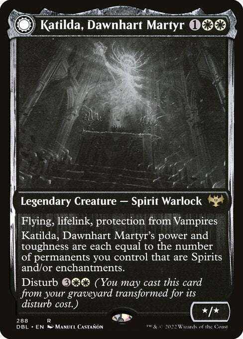 Katilda, Dawnhart Martyr // Katilda's Rising Dawn (288) - Innistrad: Double Feature - Game On
