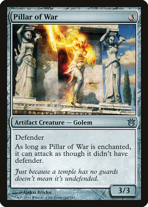 Pillar of War (160) (Foil) - Born of the Gods - Game On