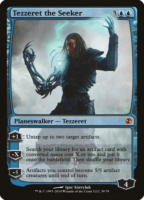 Tezzeret the Seeker (39) (Foil) - Duel Decks: Elspeth vs. Tezzeret - Game On